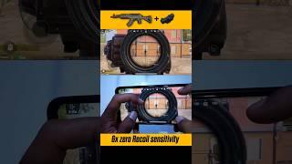 6x zero Recoil sensitivity settings pubg mobile 6x No Recoil sensitivity 6x scoop settings #pubg
