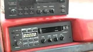 1992 Ford truck exact fit AM/FM cassette radio and aircheck tape