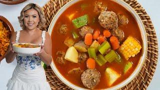 CALDO DE ALBÓNDIGAS, a fast & easy recipe EVERYONE loves and should know how to make!