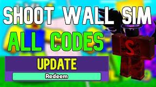 ALL Shoot Wall Simulator Codes | Roblox Shoot Wall Simulator Codes (August 2023)