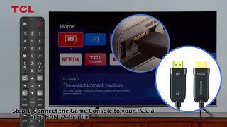 Turn on DLG mode on TCL Google TV