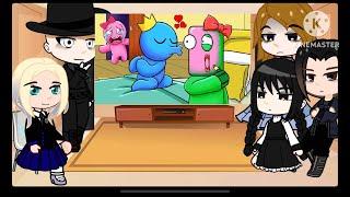 Rainbow Friends Reacts Blue x Green Fall in Love | Pink Jealous So Much?! | Roblox Rainbow Friends