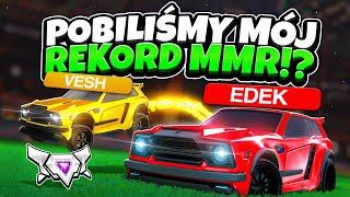 GRAMY 2v2 z Veshem do PORAŻKI! REKORD MMR?! Rocket league PL