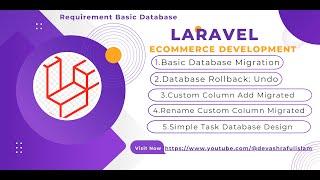 00.Laravel Ecommerce Database Design: Add & Rename Columns Safely + Relationships Explained part:00