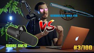 Sennheiser MKH 416 VS Shure SM7B  Test