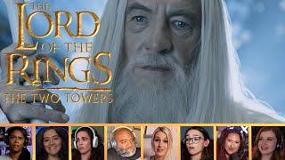 Reactors Reacting to GANDALF THE WHITE | The Lord of the Rings: The Two Towers (2002)