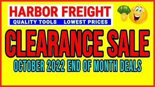 Harbor Freight Clearance Sale October 2022 End of Month Tool Deals