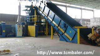 TCM BALER corrugated carton box compactor machine Madagascar  Russia  Zimbabwe