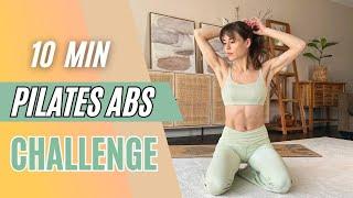 ALL LEVEL PILATES ABS to challenge your core and lower belly | 10 MIN