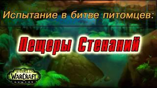 испытание в битве питомцев : Пещеры Стенаний (с составами на каждого босса)