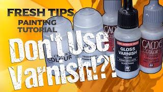 Gloss Varnish versus Matte Varnish (What Do I Use?) Fresh Tips miniature painting #wargaming