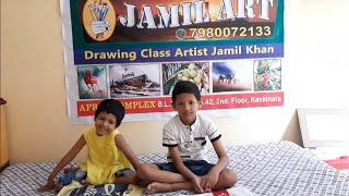 Drawing Class sunday / My studants drawing class / painting karna sikhaye