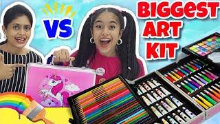 BIGGEST Art Kit Challenge with MOM!️ | Riya's Amazing World