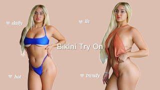 Micro Bikini Try On haul In 4k