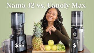 Comparing the Canoly Max Amazon juicer to the Nama J2