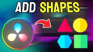 How to Add Shapes in DaVinci Resolve - Full Guide