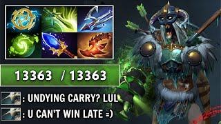 NEW META CARRY Undying vs Sven Late Most Crazy Battle 13k HP Raid Boss vs SUPERMAN WTF Dota 2