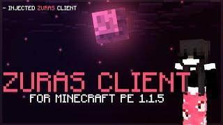 НОВЫЙ ЧИТ ДЛЯ МАЙНКРАФТА ПЕ 1.1.5 - ZURAS  | MINECRAFT PE 1.1.5 INSTALL HACK CLIENT GUIDE