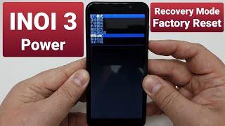 INOI 3 POWER factory reset, recovery mode / сброс настроек в режиме рекавери