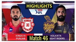 KXIP vs KKR Highlights 2020 match 46 | IPL 2020 Highlights | KRR vs KXIP Full Highlights 2020