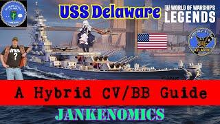 Delaware - A Hybrid Battleship (BB) Guide : World of Warships Legends