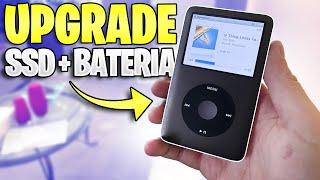 RESTAURANDO um iPOD CLASSIC ANTIGO! Upgrade de SSD + Bateria