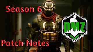 DMZ Season 6 Patch Notes! DMZ is FUN AGAIN!