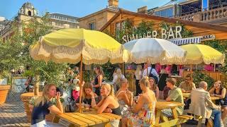 London’s Sizzling Summer: 31°C Heatwave Walk in the West End · 4K HDR London Tour 2025