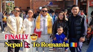 FINALLY ️ Nepal To Romania  || Travel with FLY DUBAI ️