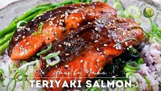 10 minute Teriyaki Salmon Recipe (照り焼きサーモン)