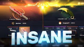 INSANE PULLS BACK AND FOURTH VS JORDANR (1200$ HELLCASE BATTLES)