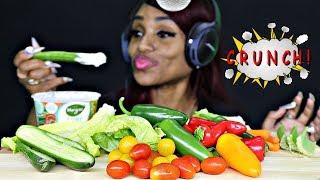 ASMR Crunchy Veggies NO TALKING Extreme Crunch