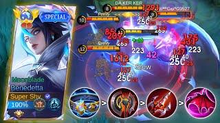 NEW BENEDETTA UNLIMITED TRUE DAMAGE 2025!!  (must try) BENEDETTA VS REVAMPED GLOO | MOBILE LEGENDS