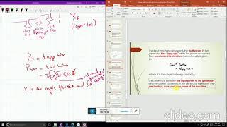 Power and Torque in Synchronous Generator