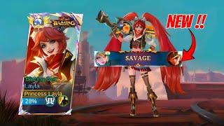 LAYLA: THE BEST SAVAGE BUILD 2025 (best build & emblems) - Mobile Legends