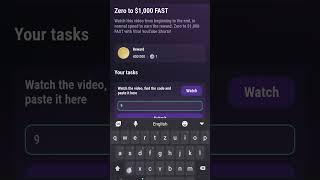 : Zero to $1,000 FAST tapswap code #tapswap #tapswaptodaycode #tapswapcode #video #viralvideo