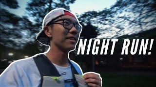 Running in MacRitchie Singapore at Night!!