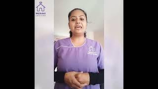 Nurse.Sandhya Niraula shared her insight on working in home healthcare.