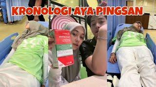 aya cerita kronologi pingsan, sampai ditolong yuka....