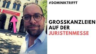 Auf der Jobmesse für Juristen ‍ | Großkanzleien im Interview | #Dominiktrifft