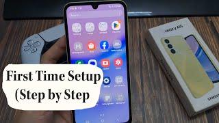 Samsung Galaxy A15 First Time Boot and Set Up