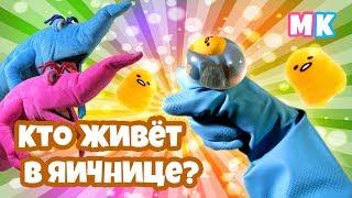 КТО ЖИВЁТ В ЯИЧНИЦЕ? (Мили и Киди спасают жителя антистресс яйца)