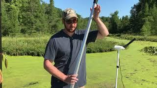 Telescopic duck foot push pole by Meritt Products!