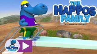 Sporty Happo is diving  I  Cartoon for Kids I The Happos Family