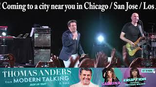 THOMAS ANDERS 2024 USA Tour Featuring Sabrina Salerno & Precious Wilson - Chery Chery Lady