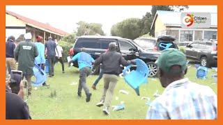 Former DP Gachagua flees as goons disrupt Limuru burial