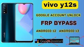 vivo y12s (V2026) bypass Google Account lock | vivo y12s Frp bypass | without pc 2023