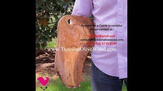 Exporting olive wood cutting chopping boards by TMB olive wood Tunisia