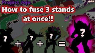 SECRET FUSION!? *How to get a stand with 2 sub fusions* | Project JoJo (PJJ) - ROBLOX