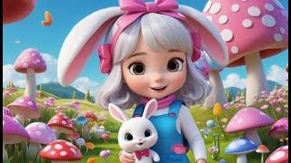 Bella Bunny Wears a Bow | Cute Kids Song | Nursery Rhymes in English